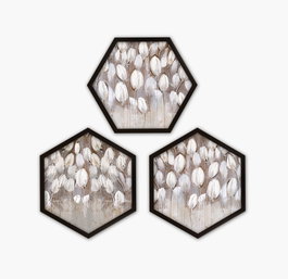 Wallity Cuadro Decorativo Enmarcado Multicolor (3 Piezas)